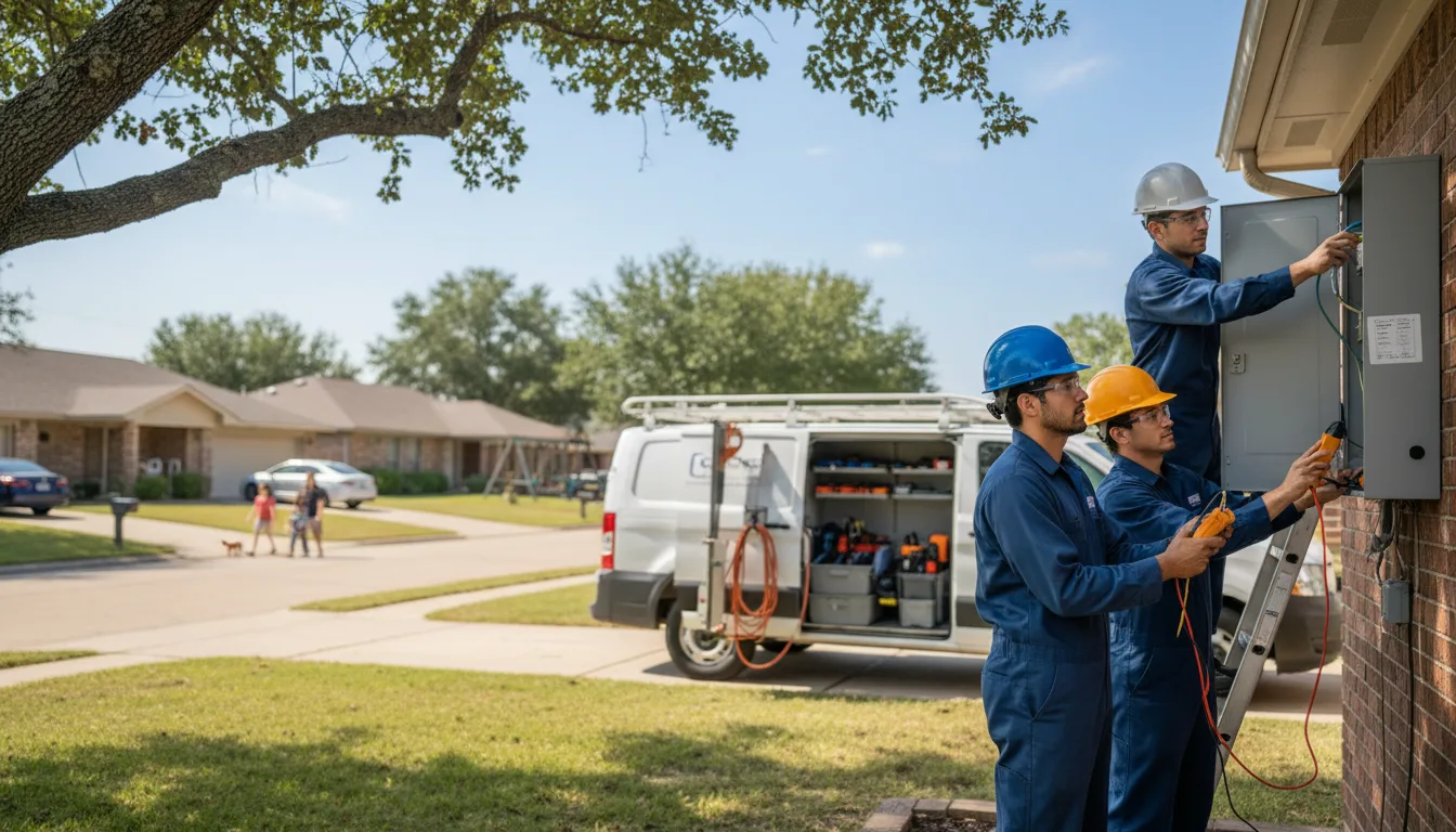 Certified electrician providing emergency electrical services in Bixby, MO